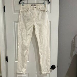 Everlane High Rise Skinny Jean Bone White Size 27